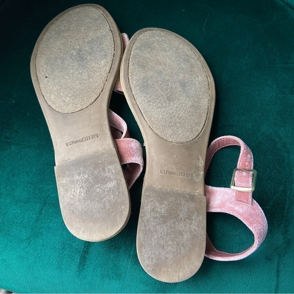 Rampage Velvet Pink Sandals - Picture 3 of 3